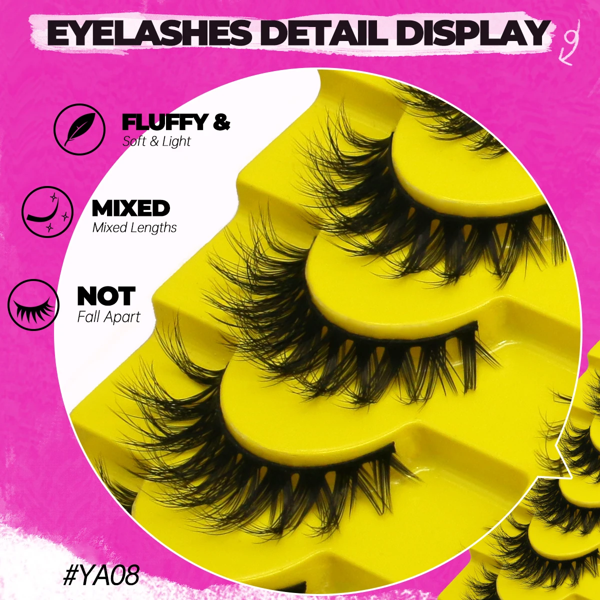 ラスヴィレ キャットアイラッシュ ふわふわマンガまつげ ナチュラルロング ドラマティックふわふわボリュームつけまつげ ミックス3Dフェイクミンクまつげ メイクアップ