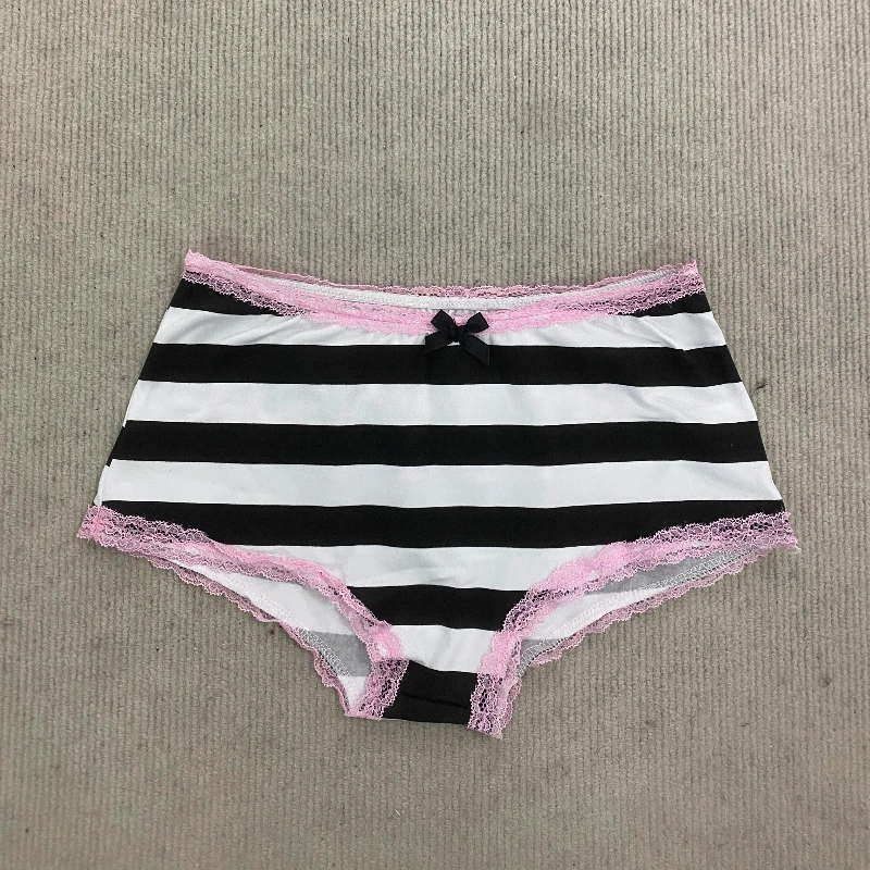 Kawaii مثير التوابل الدانتيل خياطة مخطط مطبوعة السراويل الساخنة أوروبا أمريكا 2000s الصيف الشاطئ الرياضة مزاجه منخفضة الخصر السراويل