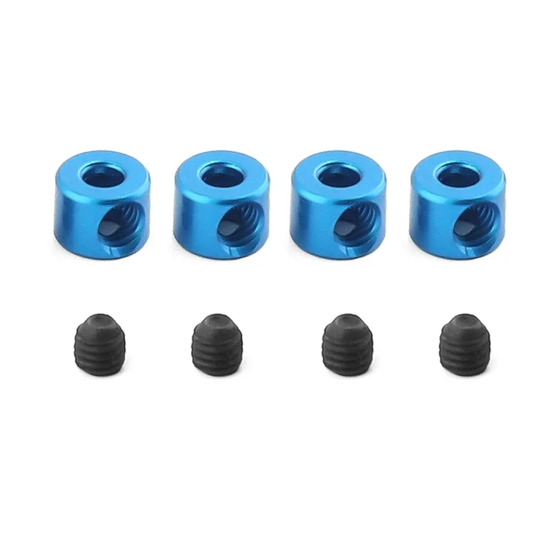 53827 Metal Aluminum Limit Buckle Stabilizer Rod Stopper Sway Bar Stopper Blue For Tamiya RC Car Accessories W61