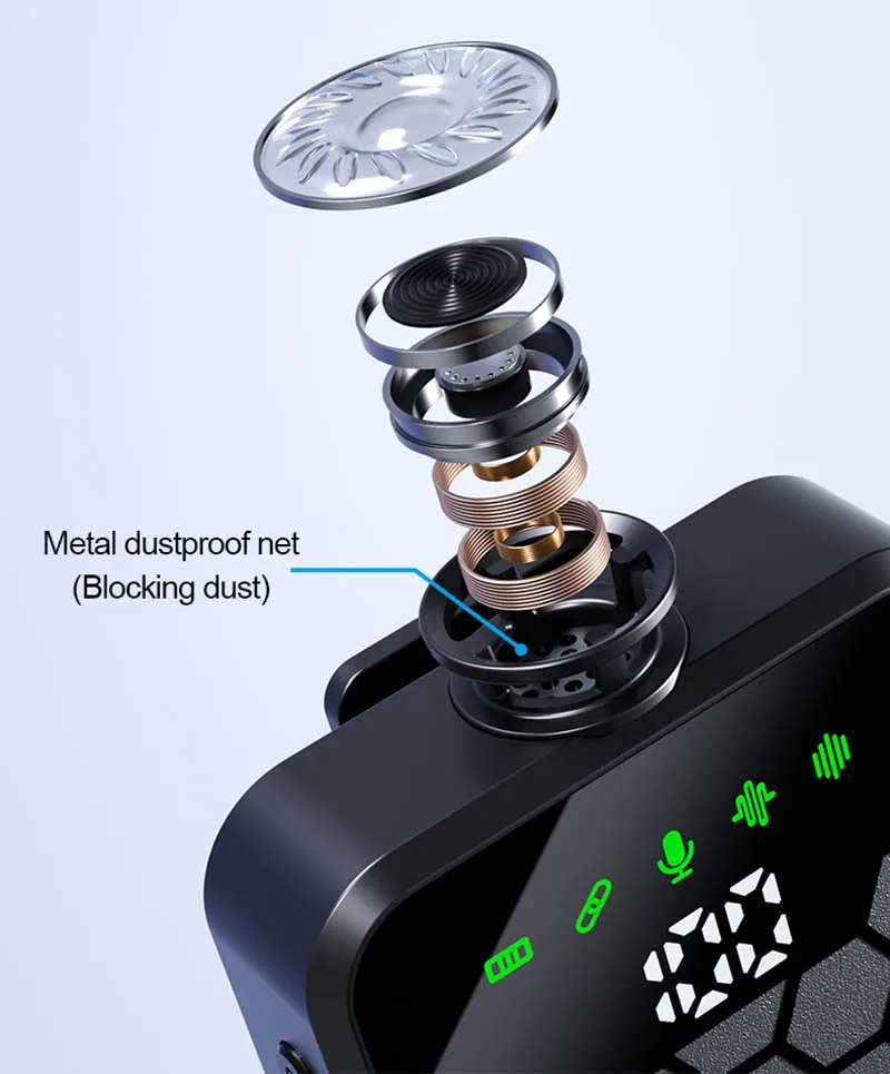 Original Wireless Lavalier-mikrofon für iphone Android Vlog Mic Noise Reduction für Live Broadcast Video Aufnahme Interview