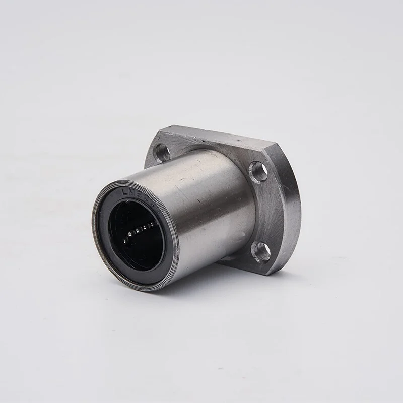 1PCS LMH16UU 16mm Ellipse Flangia Movimento Lineare Boccola A Sfere Cuscinetto 16x28x37mm LMH16 per Router di CNC Asta Dell'albero stampante 3D