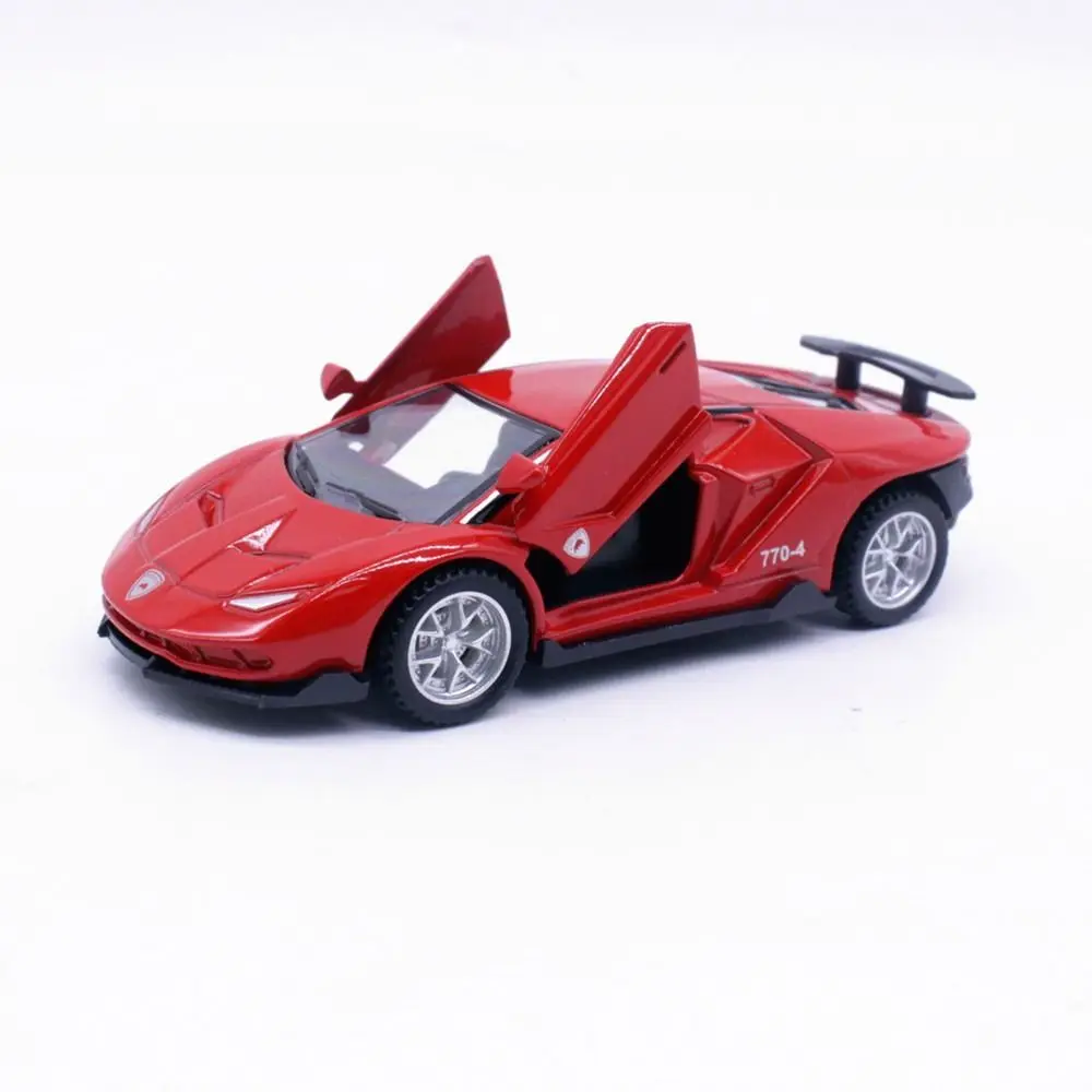 

Retractable Sports Car Toy Car Ornament Simulation Sliding Door Car Model Toy Diecast Metal Alloy Car Model Boy Gift