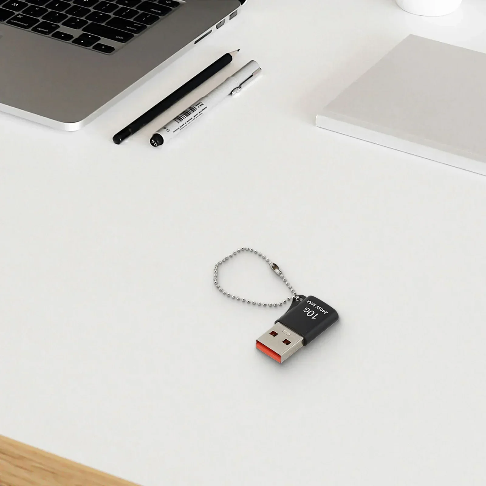 240W USB to USB C Adapter with Keychain for Fast Data Transfer and Charging USB C Female to USB A 3 0 Male Converter