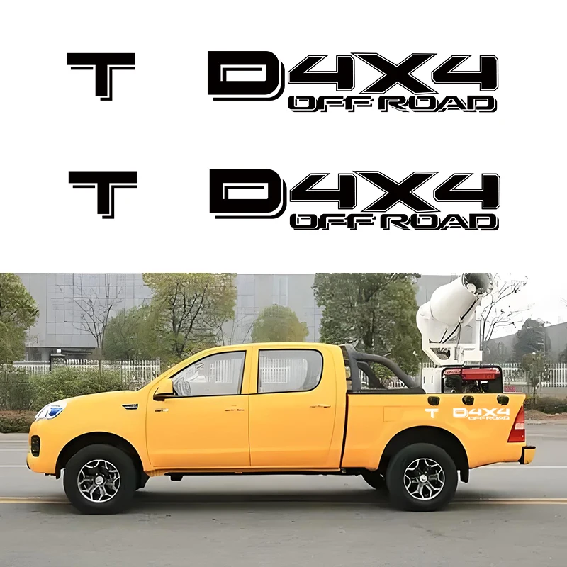 

2PCS Off-Road 4x4 Decal and Sticker Car Electrical Appliances Camping Products Jdm Truck Decoration Decor Robot Tuning