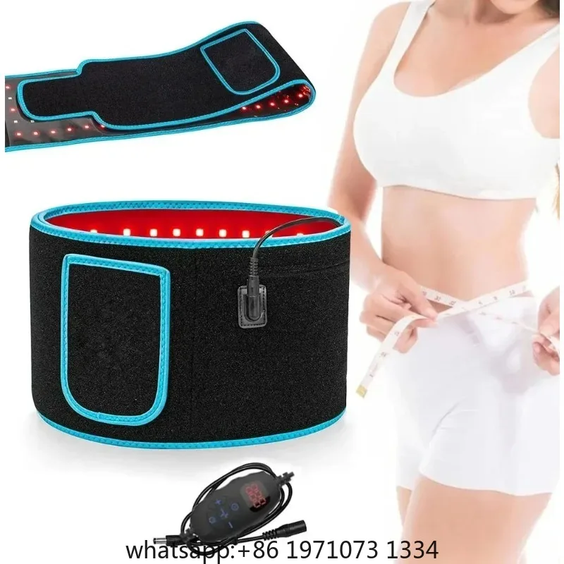 Infrared Light Therapy Belt 850nm 660nm Red Lamp Therapy LED For Back Pain Relief Burn Fat Slimming Waist RED Light Wrap Belt