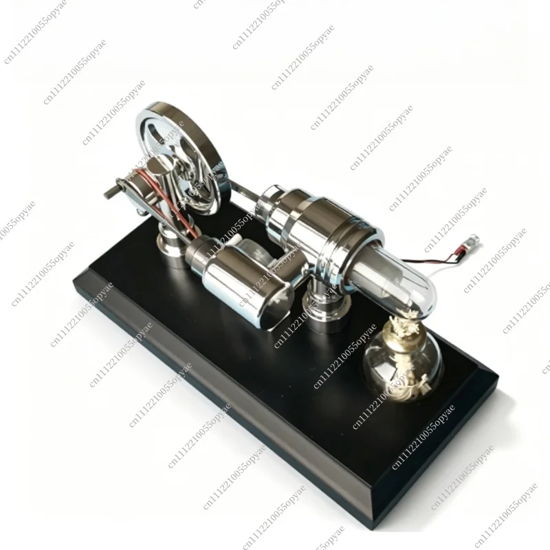 Engine Generator Model DIY Power Generator Physics Experiment Teaching Device Light Bulb USB Generator​