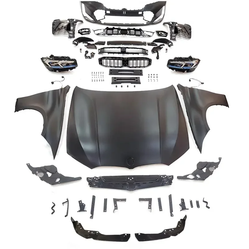 

3 Series F30/F35 to G20 LCI MT Style Upgrade Kit Bumper Grille Light Side Skirt Hood Scoop Exhaust Tip Car Exterior Parts