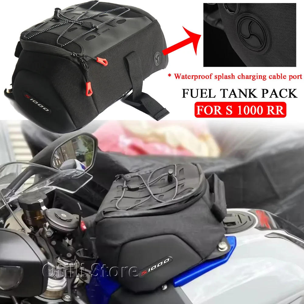 

﻿ For BMW S1000RR S1000 RR s1000rr S 1000 RR 2019-2025 NEW Motorcycle Accessories Fuel Tank Bag Luggage Storage Sport Bag Black