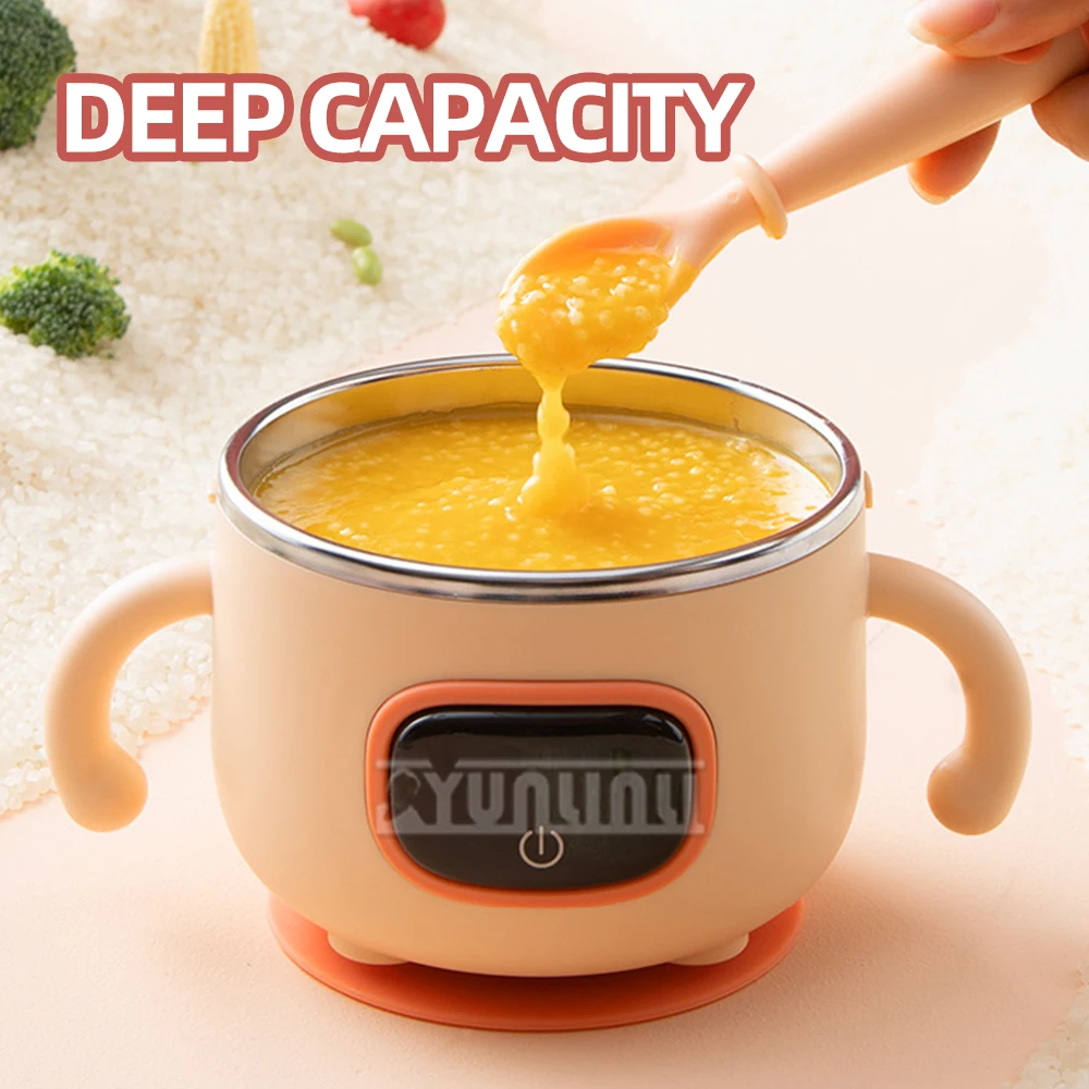 

Good Quality Baby Stainless Steel Insulation Bowl Charging Heating Bowl Intelligent Complementary Food Bowl