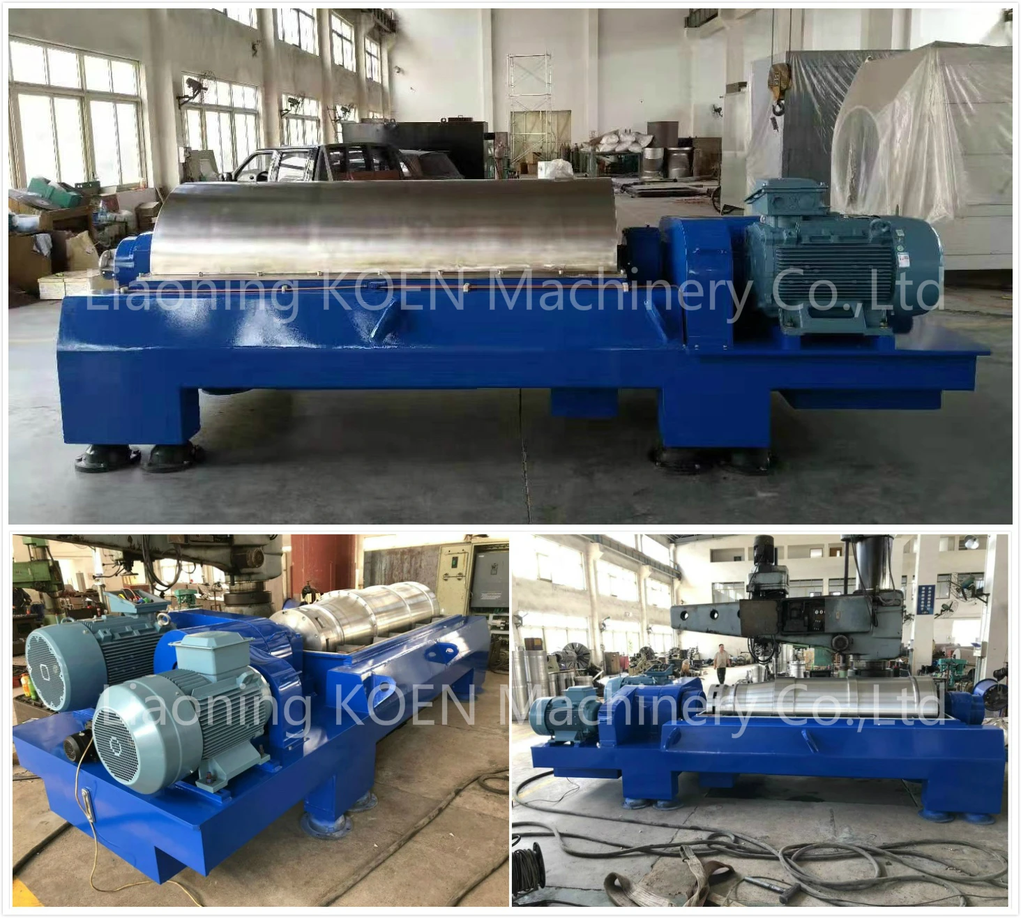 Factory Price Horizontal Spiral Sedimentation Sludge Dewatering Centrifuge Slurry Decanter Separator Machine
