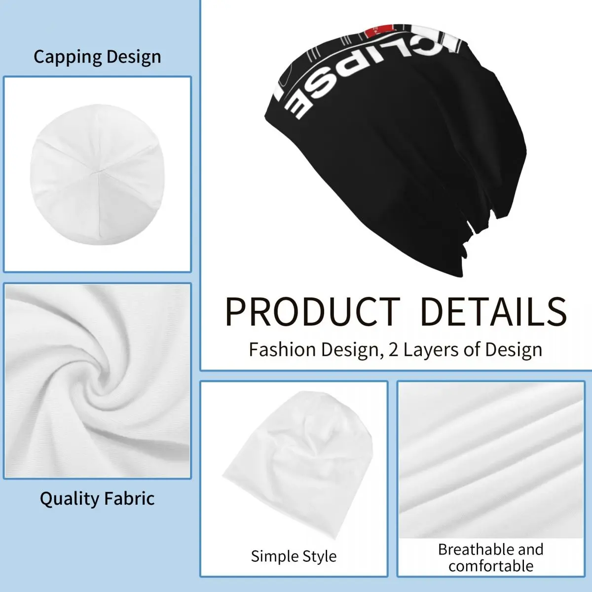 الكسوف 2 جرام DSM الأحمر الدافئة محبوك قبعة الهيب هوب بونيه قبعة الخريف الشتاء في الهواء الطلق قبعات حريمي للرجال النساء الكبار