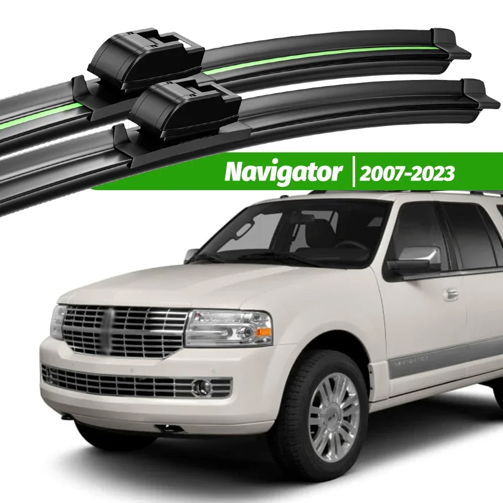 

For Lincoln Navigator 2007-2023 2pcs Front Windshield Wiper Blades 2008 2013 2015 2018 2010 2021 Windscreen Window Accessories