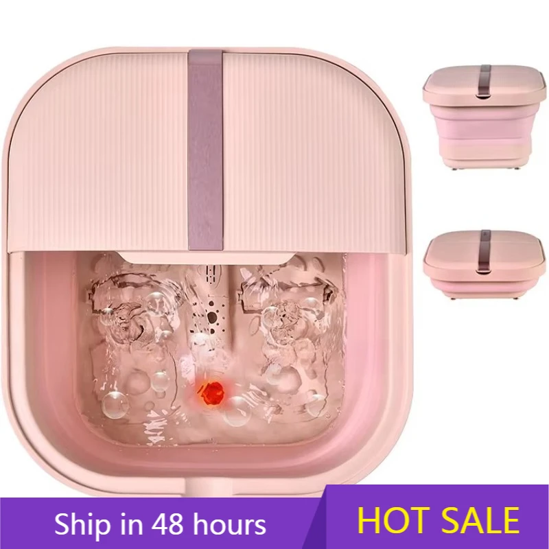 

YTYIN Customizable Family Foot Spa Massager Bath Tub Massage Roller Foldable 40~50 Heat Bath With 500W Massager For Comfort