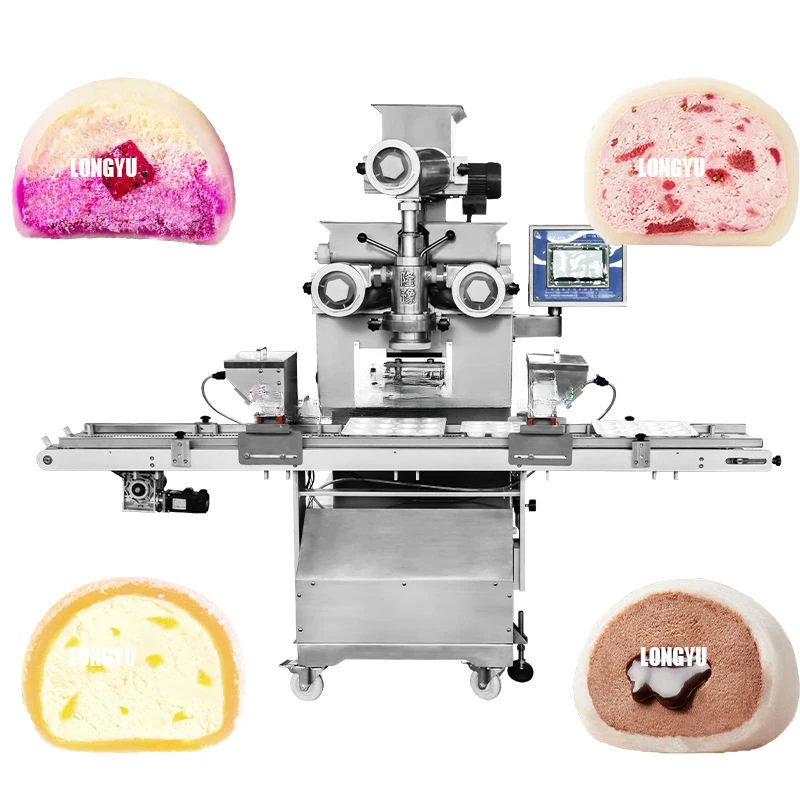 SV-400 Factory Supply Automatic Ice Cream Jam Filling Mochi Encrusting Machine Japanese Daifuku Maker Making Forming Machine