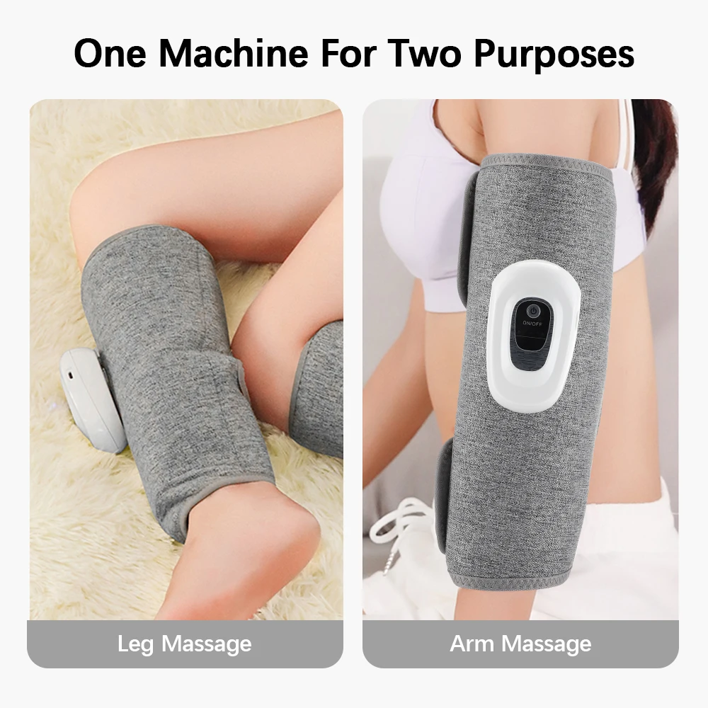 Wireless 360° Air Pressure Calf Massager Eletric 3 Mode Airbag Compresstion Leg Massage Foot Calf Muscle Relax Blood Circulation