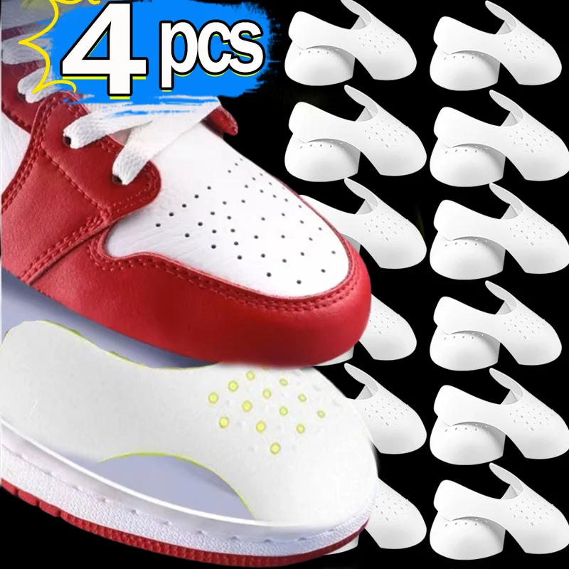 Shoe Stretchers Insoles Toe Space Crease-Resistant Support for Sports Shoes Anti-Wrinkle Men Women Sizes Sneakers Easy Storage