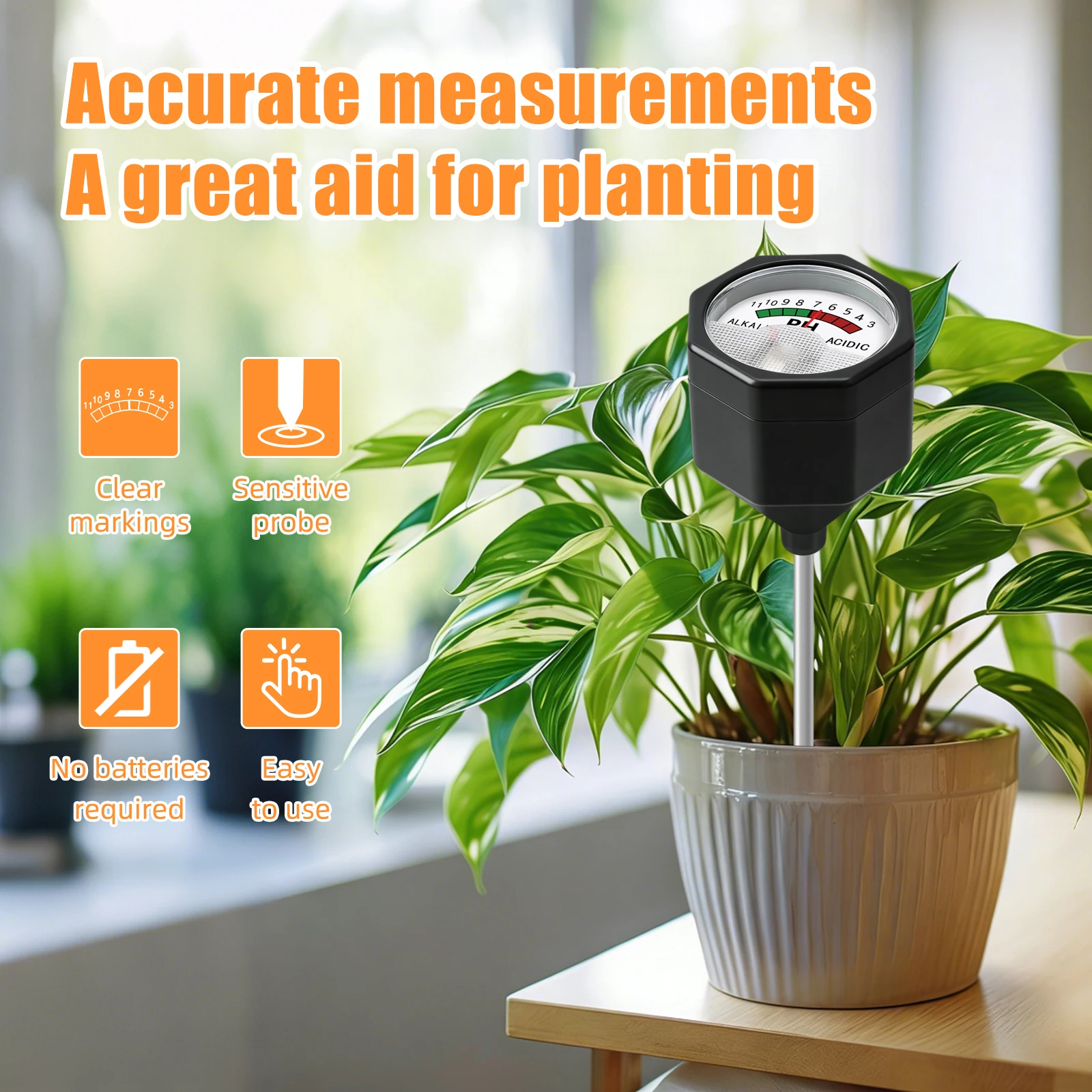 Medidor de pH do Solo YAGO Sem - Soil Test Digital avaliação e preço