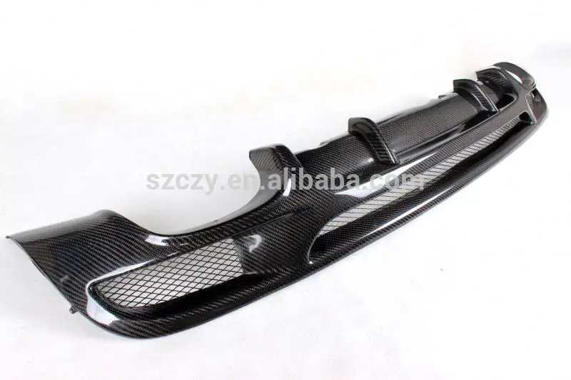 Auto Car Carbon Rear Lip Diffuser With Quad Exhaust Dual Outlet For BMW E82