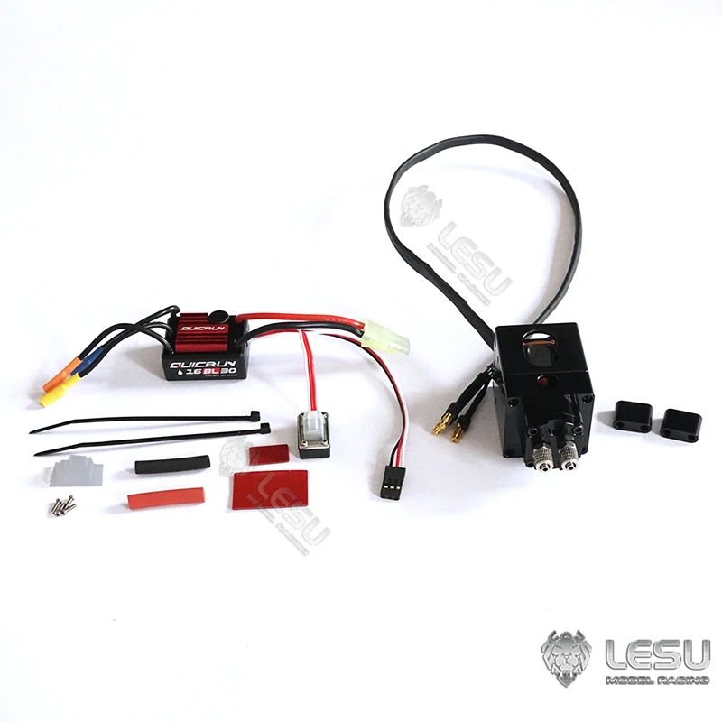 LESU Y-1503 Engineering Hydraulic Model Hydraulic Oil Pump Brushless Motor with ESC Suitable for Tamiya 1/14 Model