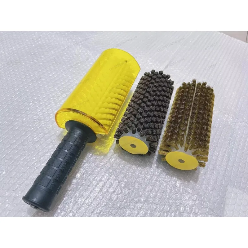Snowboard Wax Brush Kit Nylon Brass Horsehair Professional Ski Wax Brush Kit Ski Maintenance Tools Waxing Equipment Supplies