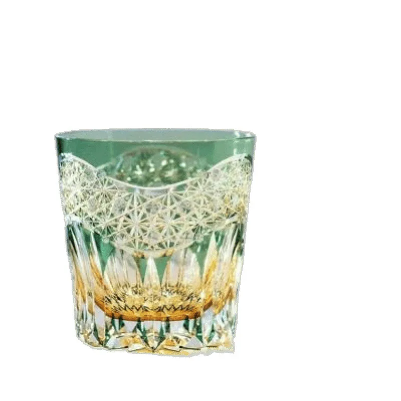 أكواب النبيذ الأجنبية المنحوتة يدويًا، والنظارات المنزلية وأكواب الويسكي عالية القيمة