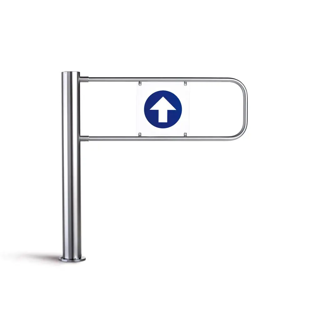 Security Turnstile One Way Supermarket Automatic Gate Bi-Directional Automatic Entrance and Exit Access Control Swing Gate