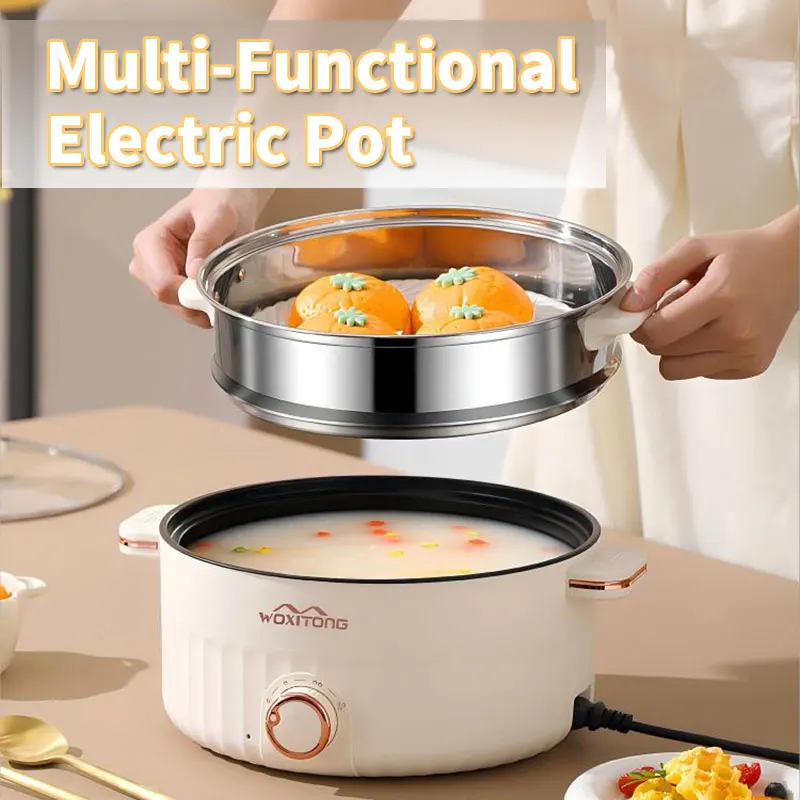 

Electric pot, multifunctional instant noodle pot, steak frying pan, soup pot,non stick pot,single dining, multi person dining,