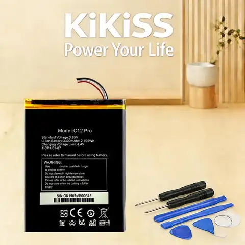 Environmentally Friendly Mobile Phone Battery Reliable Power Supply For Oukitel C12 Pro 3300mAh