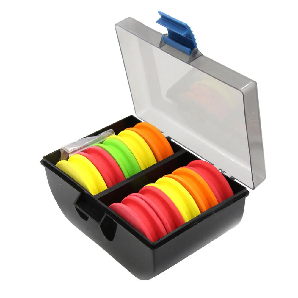 

10Pcs Fishing Leader Holder Plastic Round Winding Boards Bright Colors Essential Fishing Line Organizers Outdoor Tool