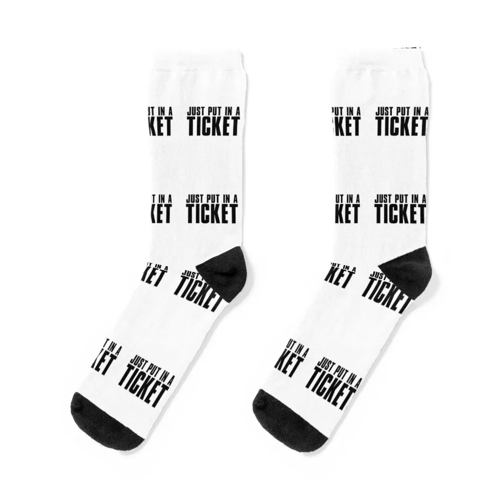 Just put in a ticket helpdesk Socks Christmas sport christmas gifts Run Designer Man Socks Women's
