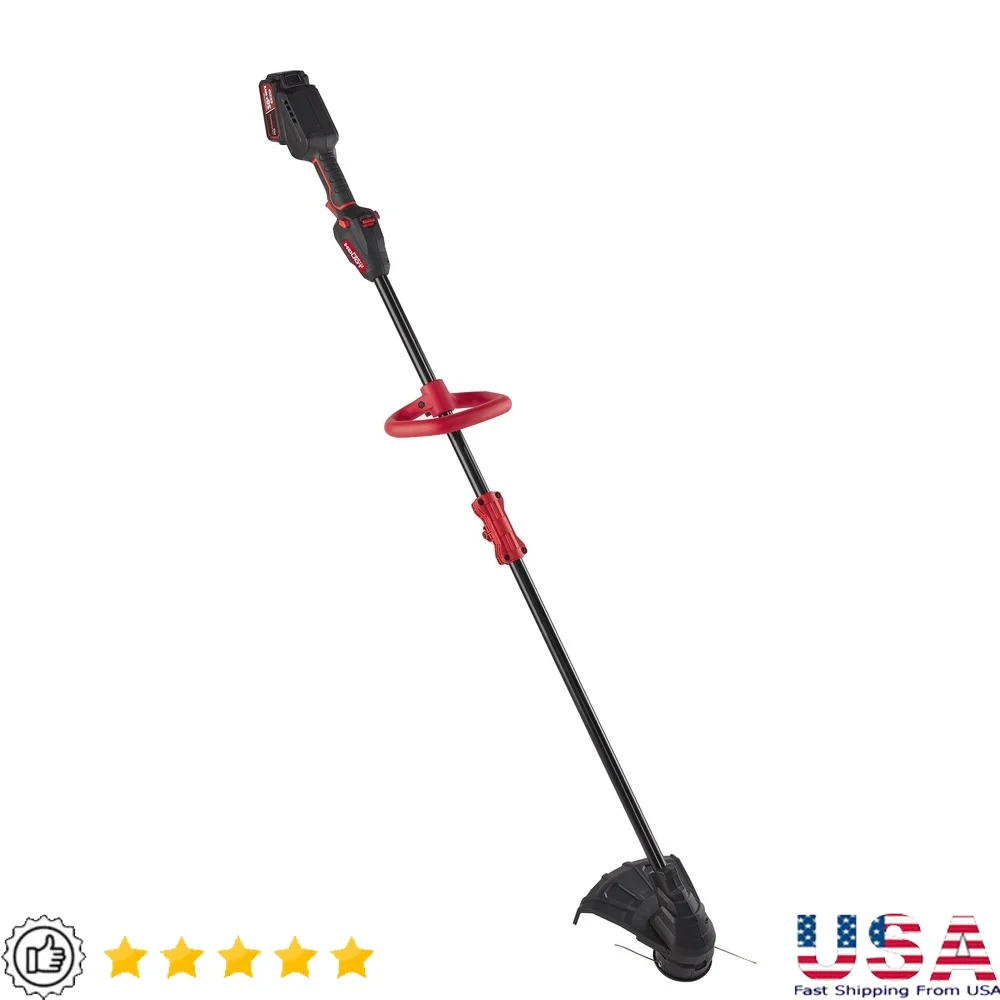 

20V 13 Inch Brushless String Trimmer with Adjustable Handle Rapid Reload Cutting System Lithium Ion Battery Charger Included