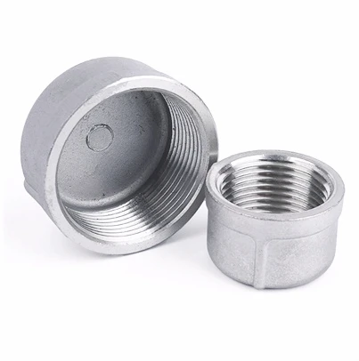 304 stainless steel inner silk tube cap/head/tube plug pipe fittings 1/8