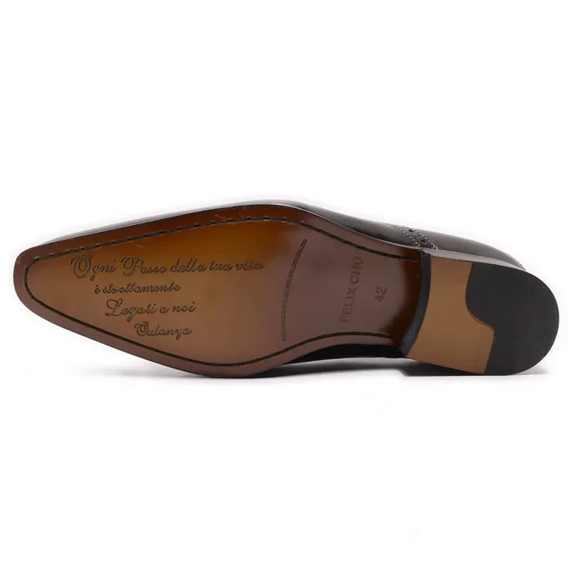 Zapatos Oxford de cuero genuino de lujo para hombre, talla 13, vestido de estilo italiano, zapatos Brogues de boda, calzado Formal con cordones