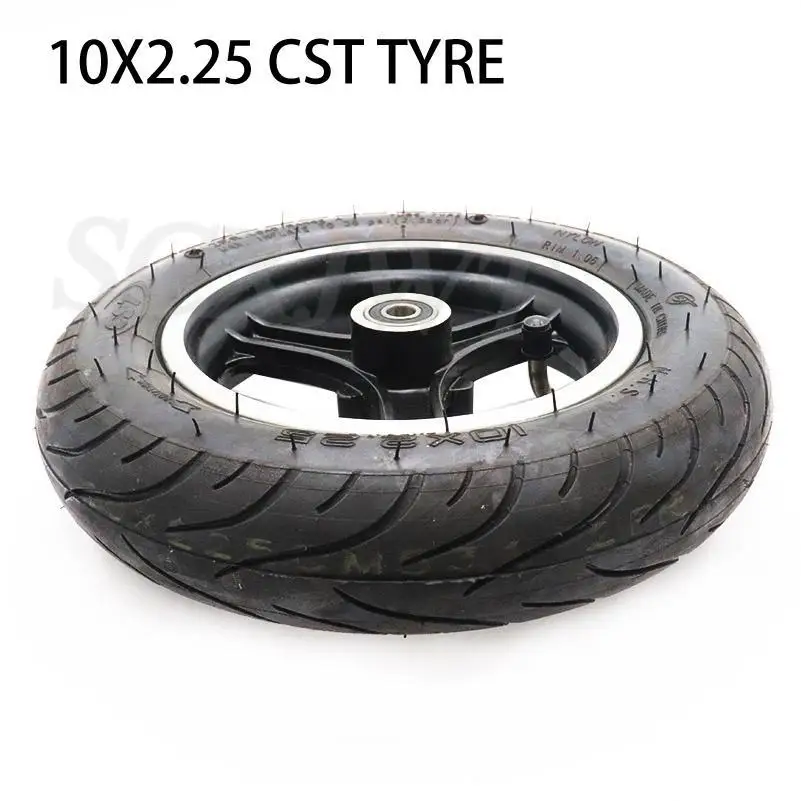 10 Inch Vacuum Tire 10X2.25 Inner and Outer Wheel with  aluminum alloy hub rim fit for Electric Scooter Front and Rear Wheel