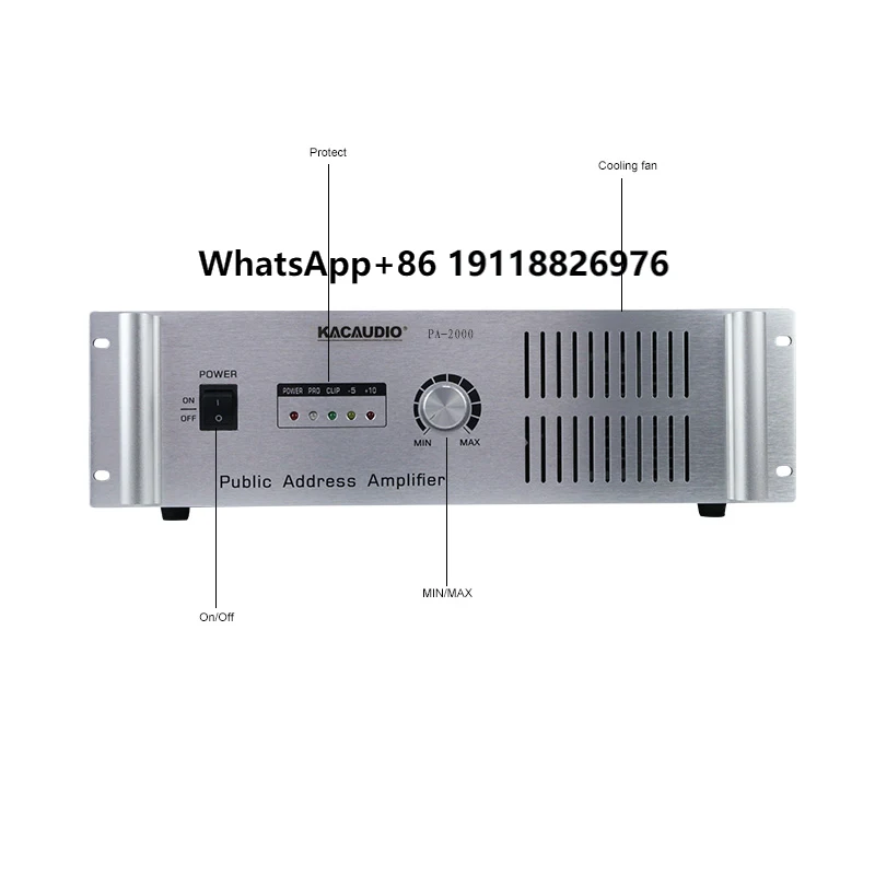 

Professional Power Amp 2000W Hifi Digital Powered Audio Amplifier