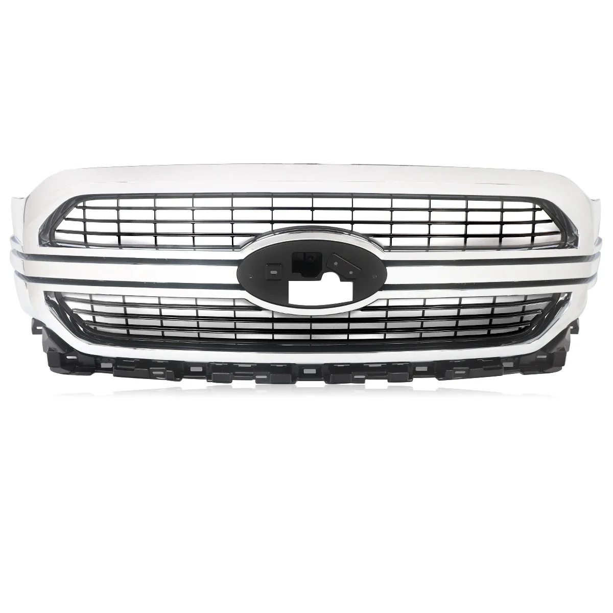 Front Bumper Grille Grill Chrome For Ford 2021 2022 2023 F-150 F150 Limited XLT