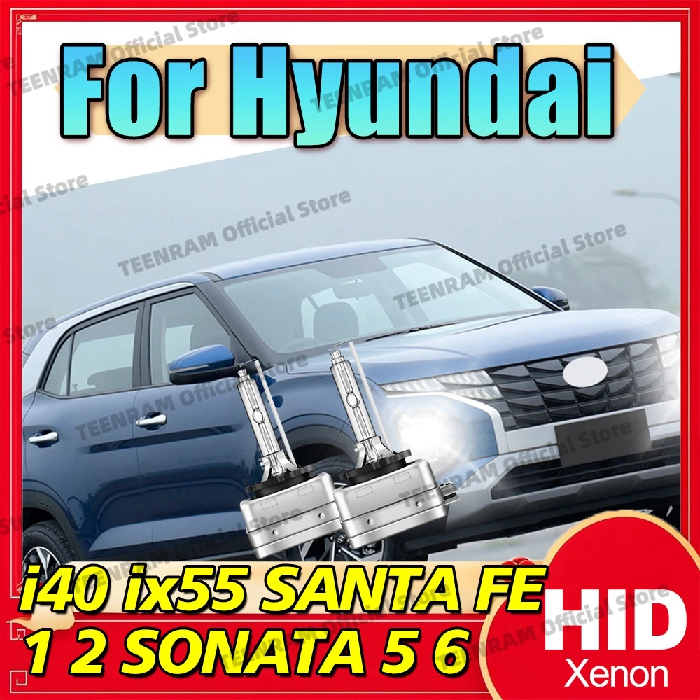

2x For Hyundai i40 ix55 SANTA FE 1 2 SONATA 5 6 Auto HID Xenon Lamp Bulbs D1S D1 6000K 8000K 10000K Headlights 35W PLug&Play