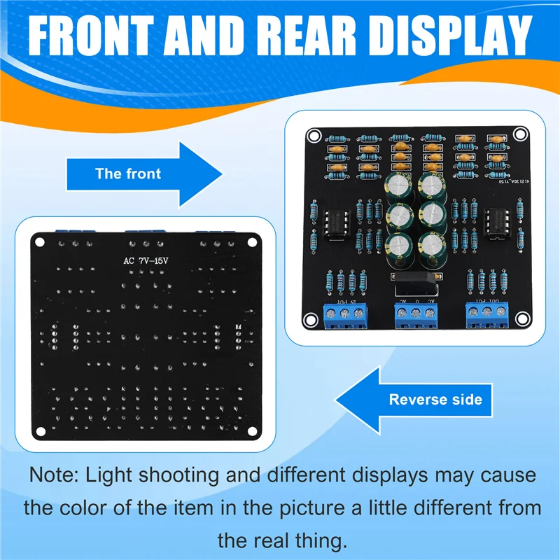 B24B Hifi Preamplifier Papan Hifi Power Amplifier Aksesoris Power Amplifier Preamp Tuning Board Panel Depan
