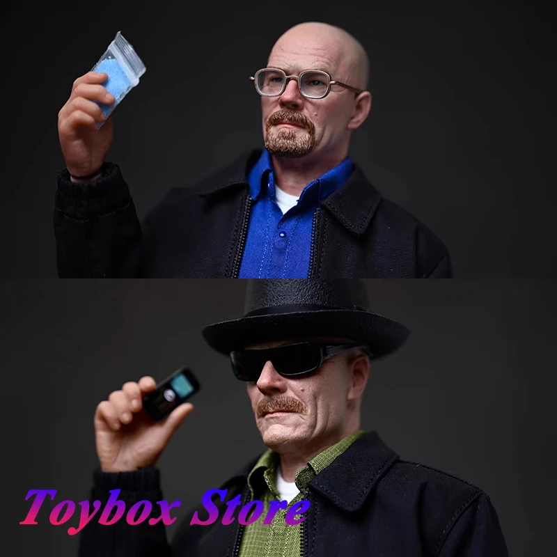 

TOPO STUDIO TP016 1/6 Old White Chemical Teacher Man Action Figure Breaking Bad Walter White Set 12" Full Set Heisenberg Soldier