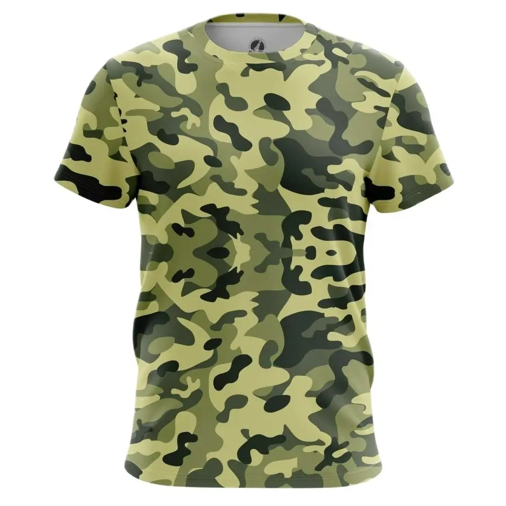 Marine Corps Field Camo Summer Vintage 3D Printed Men\'s Outdoor Sports Simple Tough Guy Style Round Neck Short Sleeve T-shirts