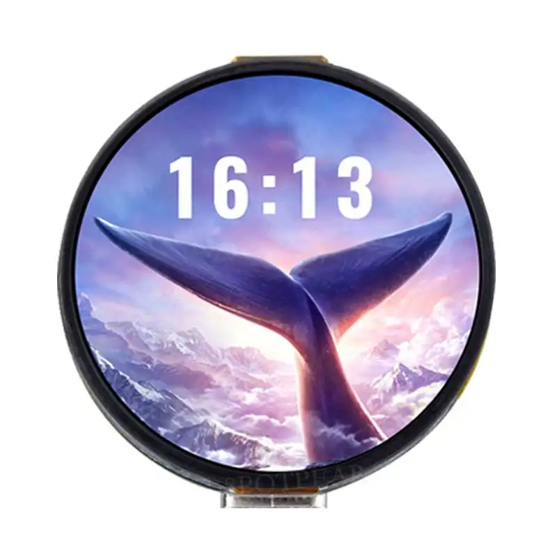 Picture 3: ESP32-S3 1.32inch AMOLED Round Touch Display Development Board, 466×466 Pixels, QSPI Interface, Supports Wi-Fi and Bluetooth 5