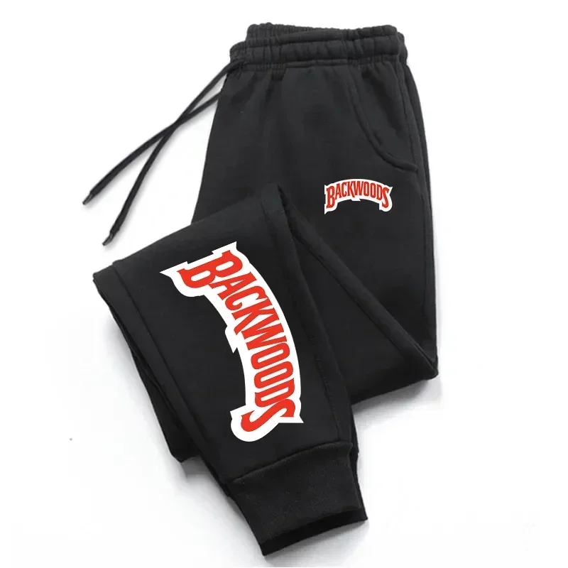 بنطال رياضي للرجال والنساء لخريف وشتاء 2025 مع مطبوعات عصرية - بنطال كاجوال بسيط ومريح وناعم ورياضي