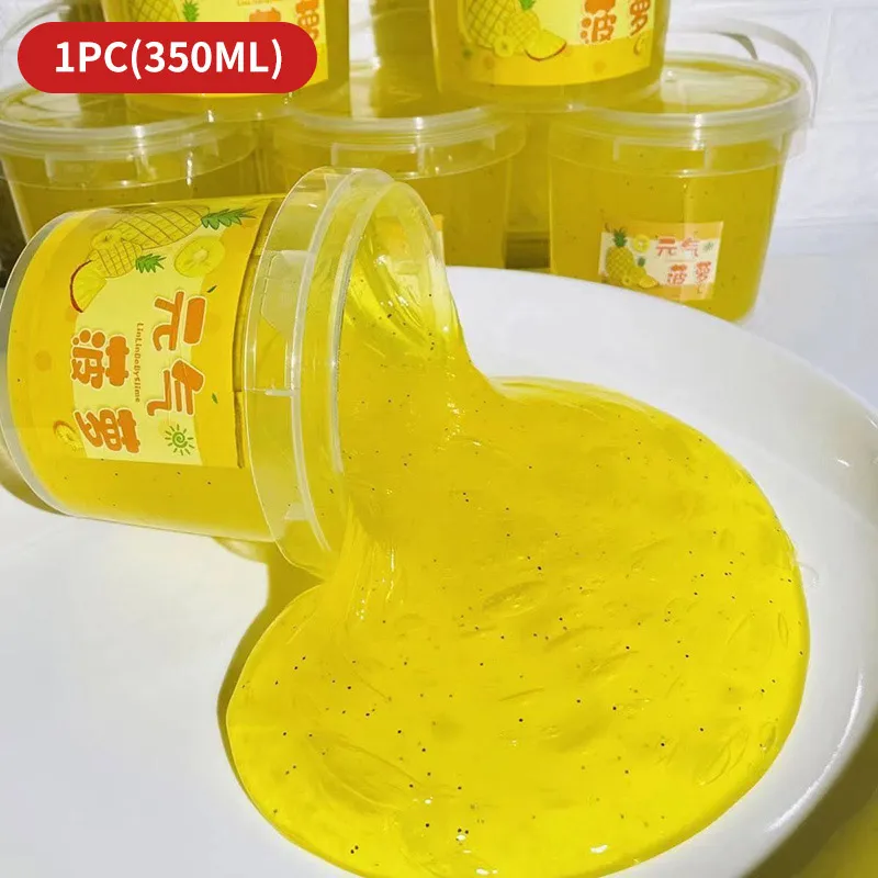 Super Large Box Slime Toy Soft Jelly Clay Fake Water Non Stick Milk Bucket Toy Handmade Squeezing Srtess Relief Toy Adults Kids - view 5