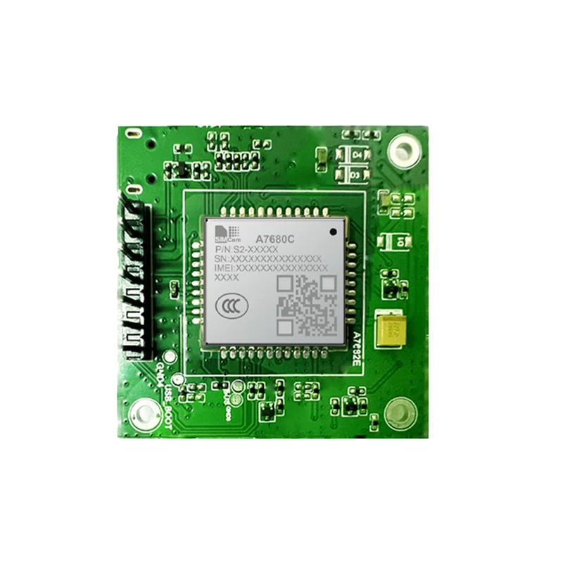 لوحة تطوير SIMCOM A7680C LTE CAT1 وحدة suporrt صوت GNSS اختياري A7680C-LANS لوحة أساسية مع هوائي FPC