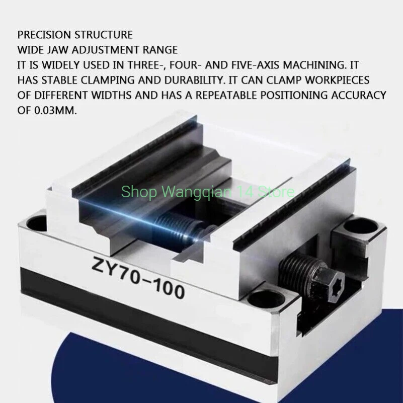 1pc-high-precision-zy60-80-zy70-100-four-axis-five-axis-turntable-fixture-self-centering-cnc-vise-concentric-flat-nose-pliers