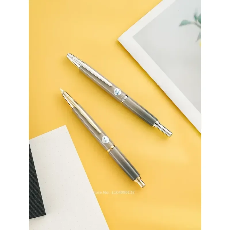 Japan NAGASAWA Limited Edition Lichuan Yellow 18K Gold Nib Fountain Pen Kobe Gradation Gradient Color Luxury Writing Pen for