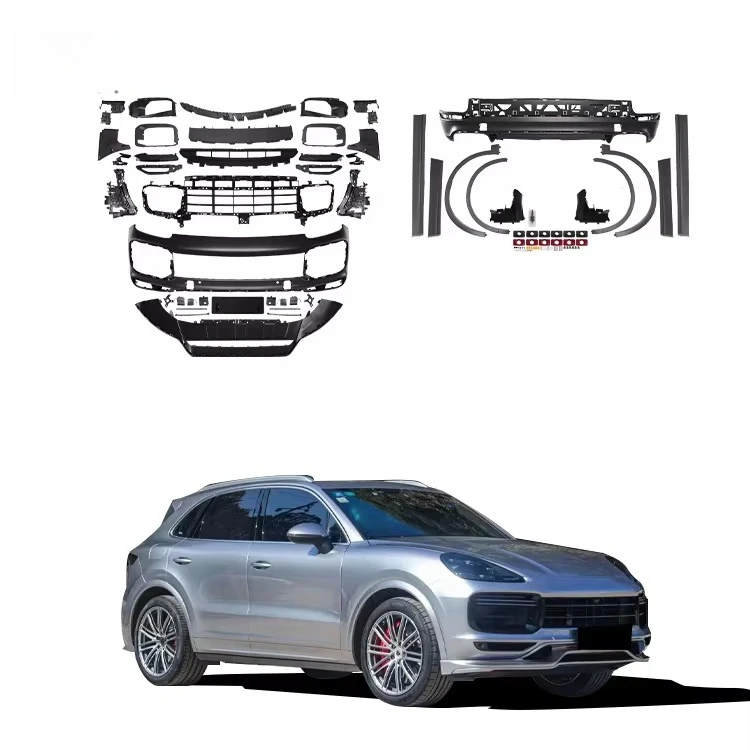 Upgrade Version Bodykit for Cayenne 9Y0 Modified Turbo Body Kit Front Bumper Rear Bumper