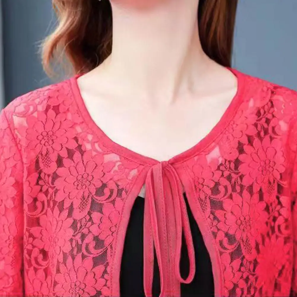 

Летняя солнцезащитная одежда, женский кружевной кардиган, женские кардиганы, свободные топы, женское пальто, куртка, рубашка, женская сетчатая шаль