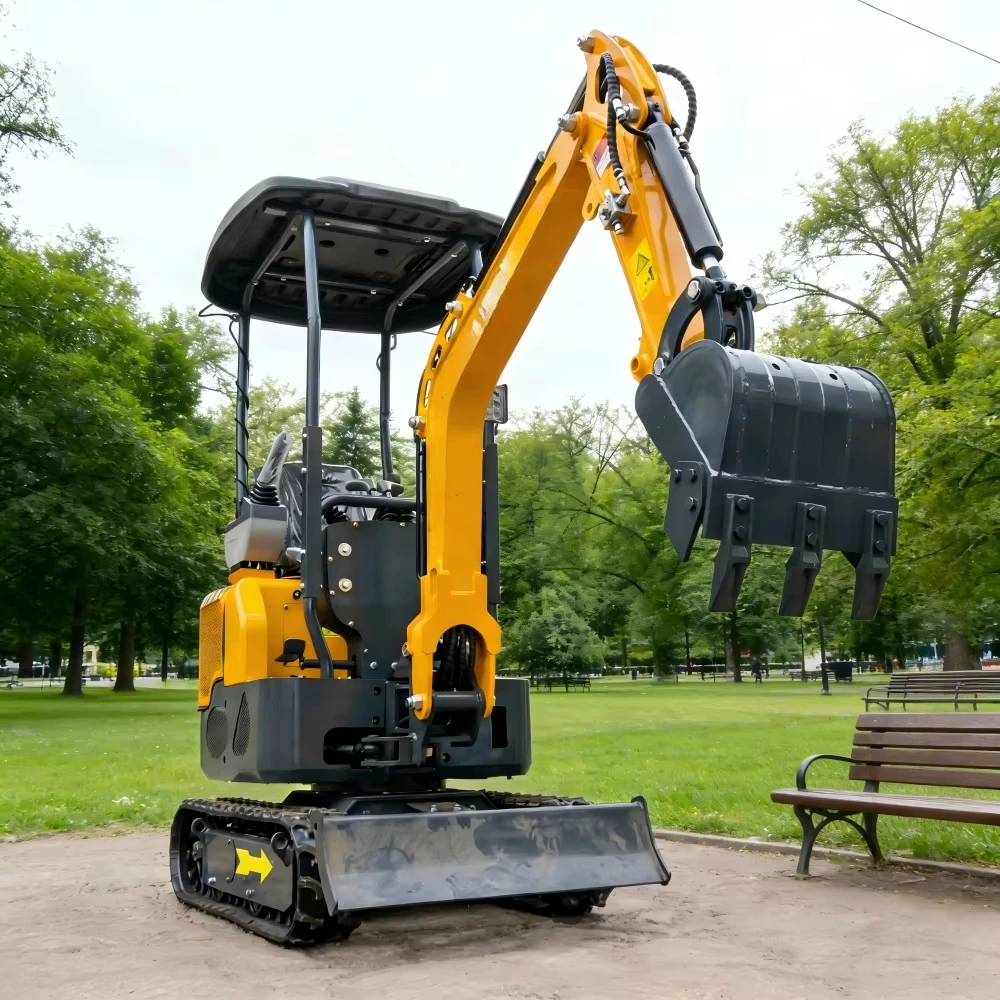 1.2Ton Small Digger Hydraulic Crawler Digging Excavator for Garden Home Use