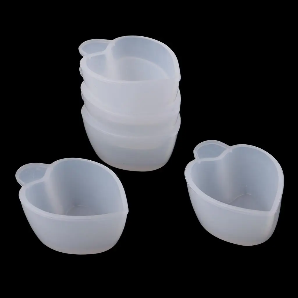 5 Pieces Silicone Measuring Cup Silicone Measuring Cup, Resistant, for Kitchen